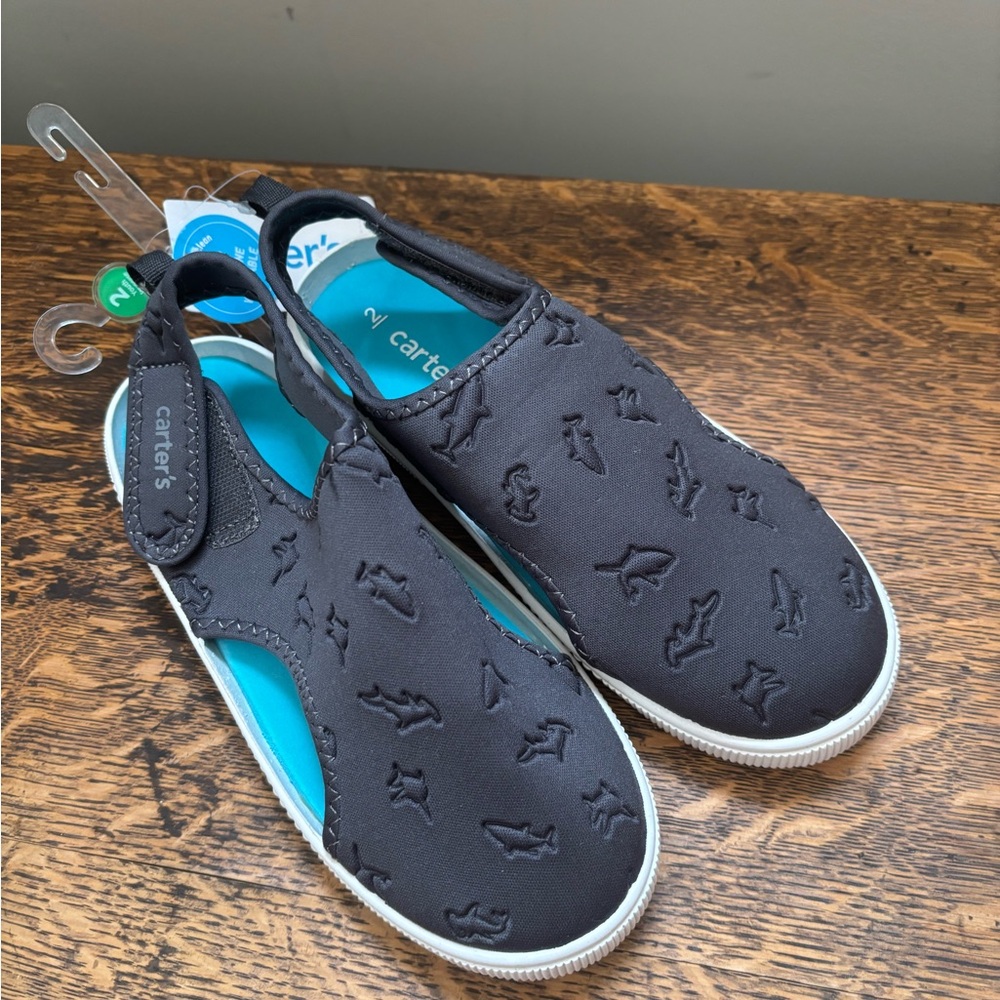 Carter's Black Kids Slip-On Water Sandals